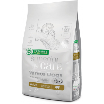 Сухий корм для собак Nature's Protection NP Superior Care White Dogs Adult Small and Mini Breeds 1.5k (NPSC45663)