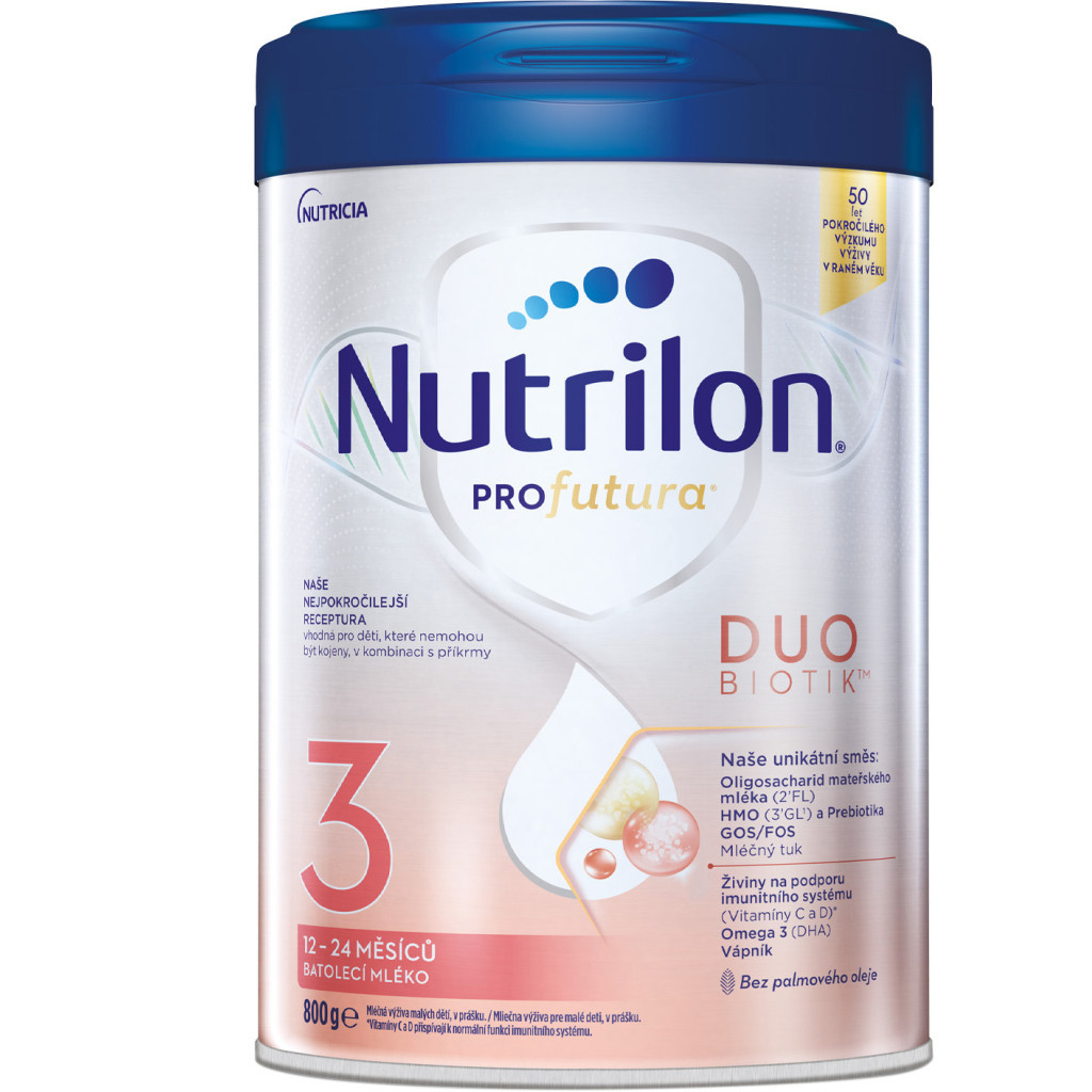 Дитяча суміш Nutrilon Profutura 3 для дітей від 12 до 24 місяців 800 г (8718117612109)