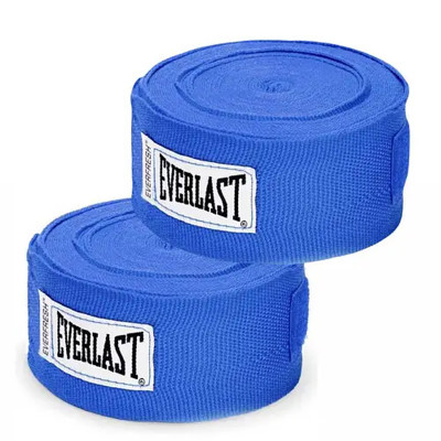 Бинт для спорту Everlast Pro Style Hand Wraps 180 х 2 синій Уні 180 (457,2см) (723771-70-5)