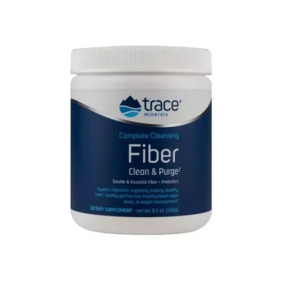 Трави Trace Minerals Клітковина, повне очищення, Complete Cleansing Fiber, 240 гр (TMR00003)