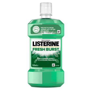 Ополіскувач для порожнини рота Listerine Сплеск свіжості 500 мл (5010123703547)