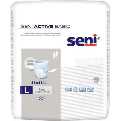 Підгузки для дорослих Seni Active Basic труси L Large 30 шт (5900516699673)