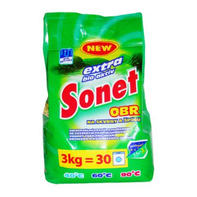 Пральний порошок Sonet Extra Bio 3 кг (4823058714745)