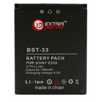 Акумуляторна батарея для телефону Extradigital Sony Ericsson BST-33 (750 mAh) (BMS6349)