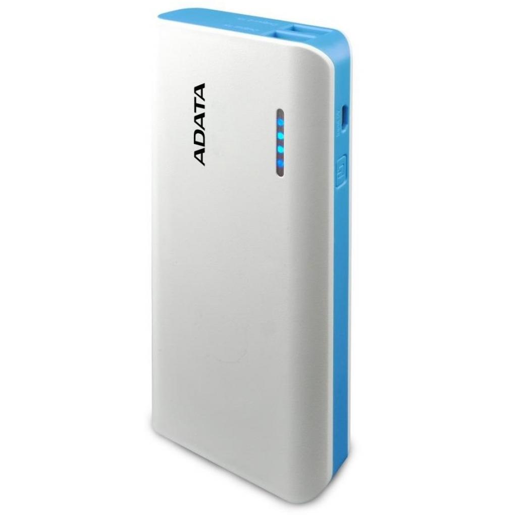 Батарея універсальна ADATA PT100 10000mAh White-Blue (APT100-10000M-5V-CWHBL)