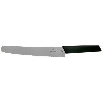 Кухонний ніж Victorinox SwissModern Bread and Pastry Knife 22 см Black (6.9073.22WB)