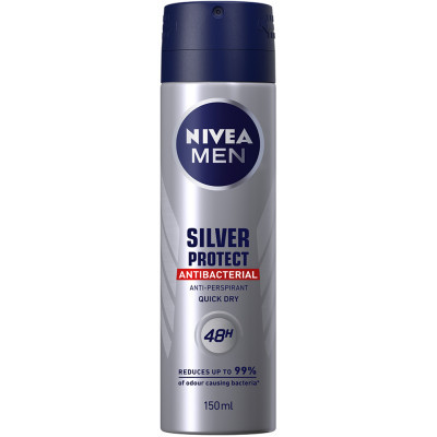 Антиперспірант Nivea Men Срібний захист спрей 150 мл (4005808302628)