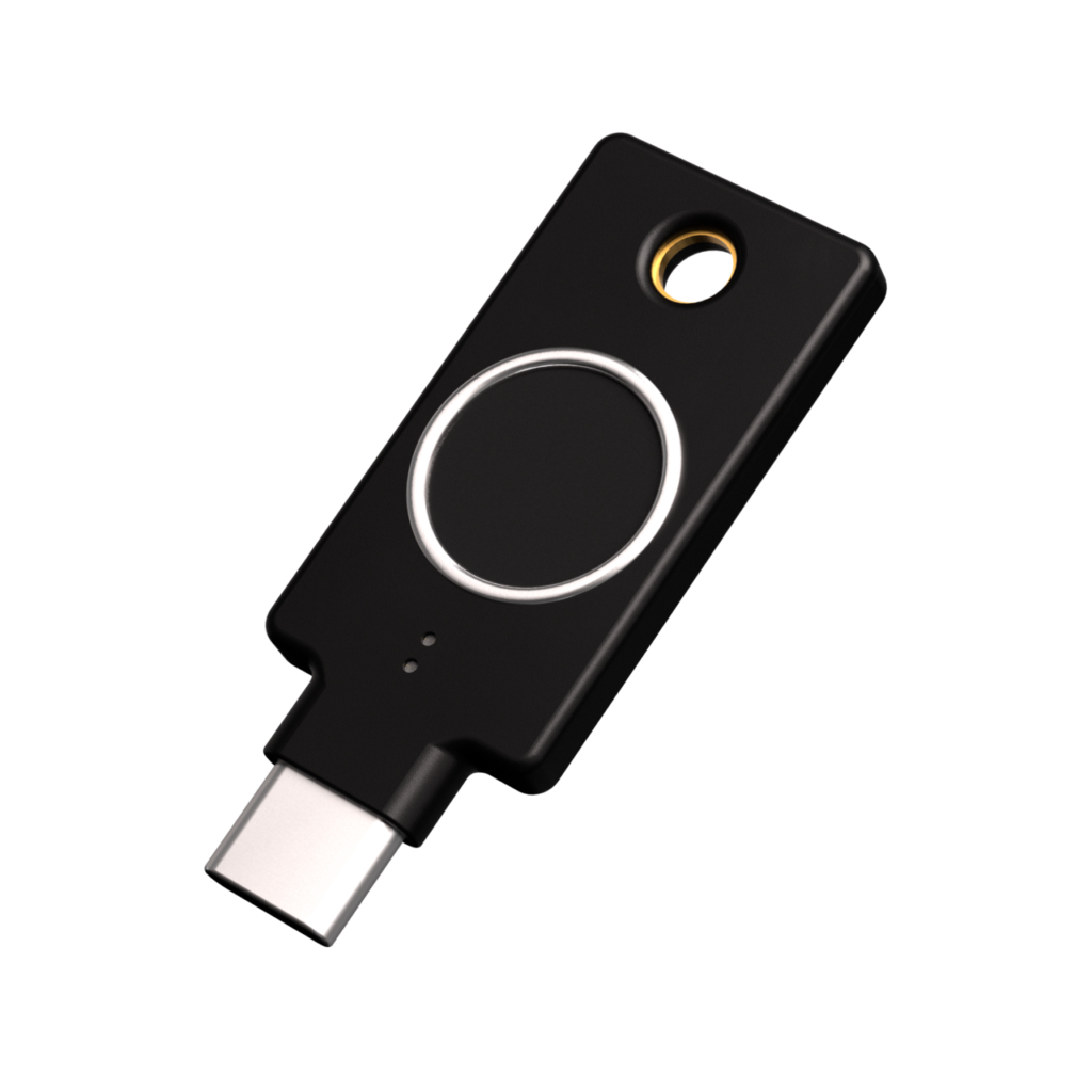 Апаратний ключ безпеки Yubico YubiKey C Bio - FIDO Edition (YubiKey_C_Bio-FIDO_Edition)