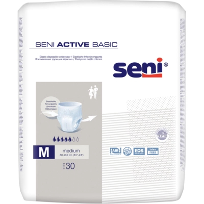 Підгузки для дорослих Seni Active Basic труси M Medium 30 шт (5900516699666)