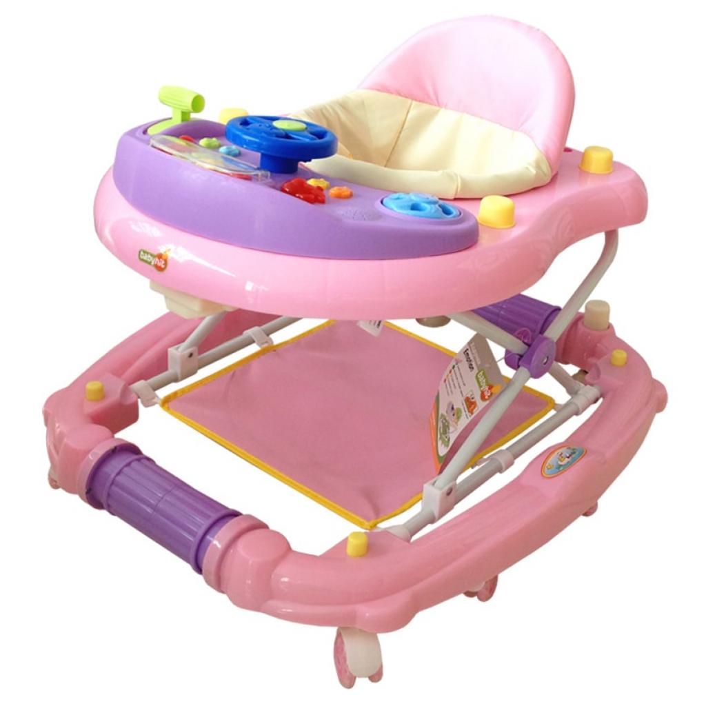 Ходунки BabyHit Emotion Racer Pink (11482)