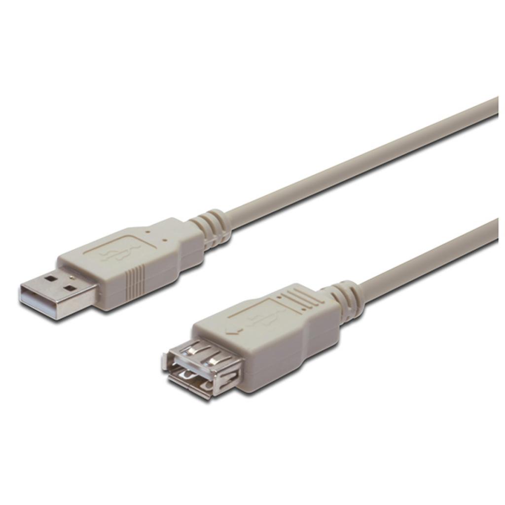 Дата кабель USB 2.0 AM/AF 5.0m Assmann (AK-300202-050-E)