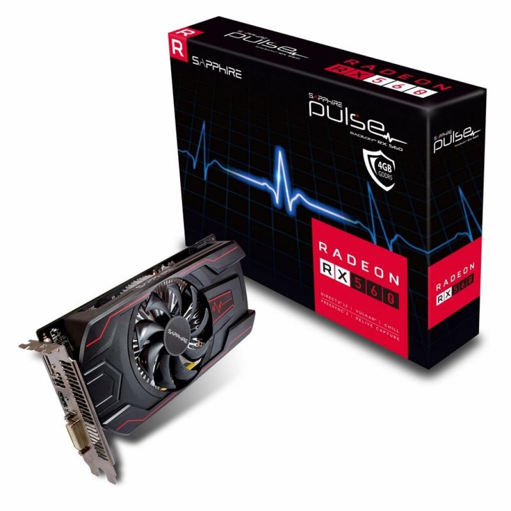 Відеокарта Sapphire Radeon RX 560 4096Mb PULSE (11267-18-20G)