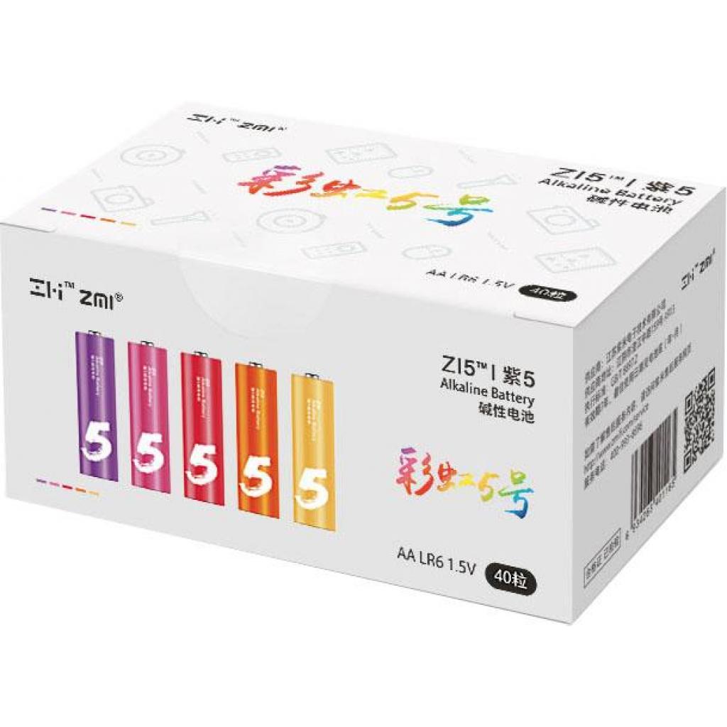 Батарейка ZMI ZI5 Rainbow AA batteries * 40 (Ф01152)