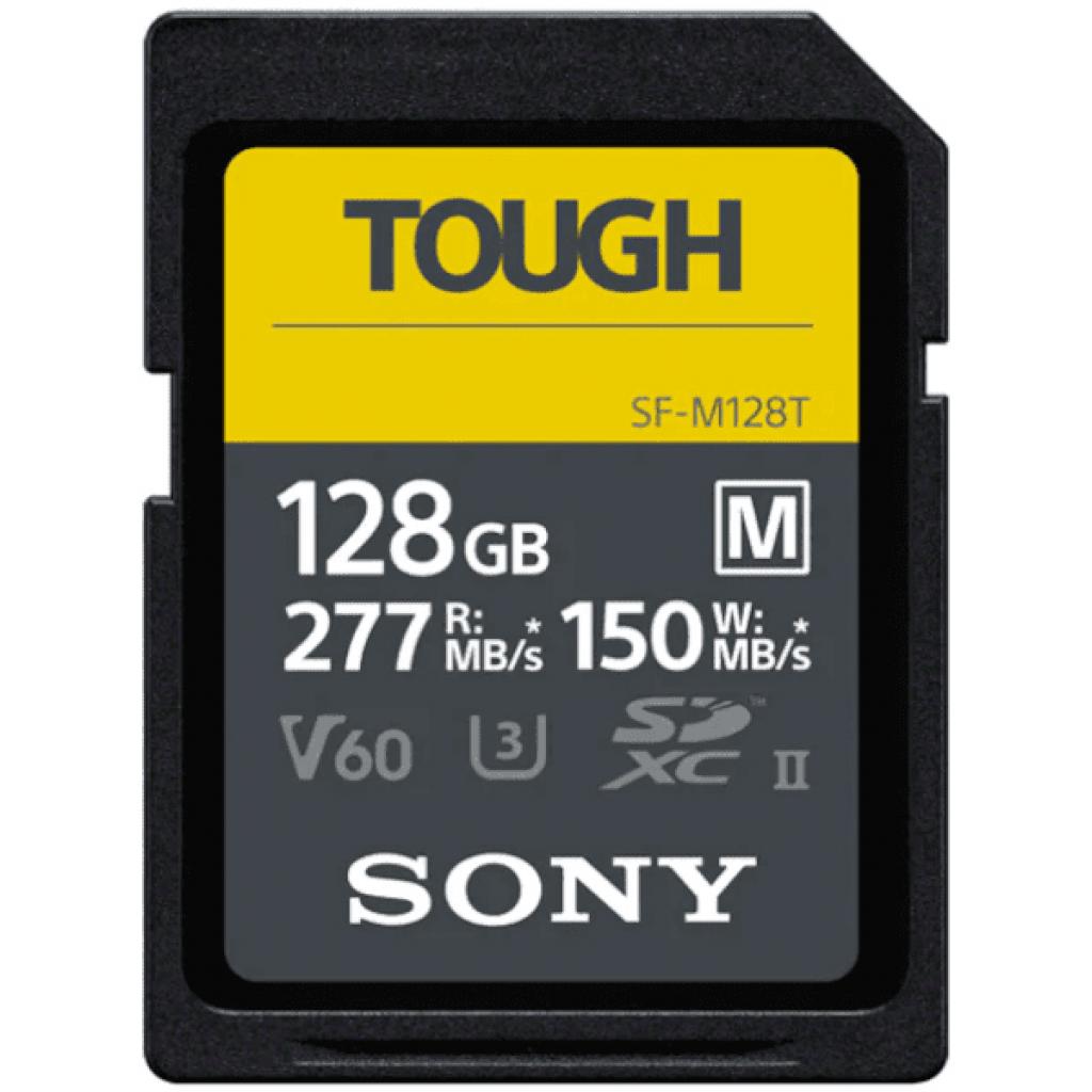 Карта пам'яті Sony 128GB SDXC class10 UHS-II U3 V60 Tough (SFM128T.SYM)