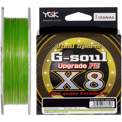 Шнур YGK G-Soul X8 Upgrade 150m Light Green 1.2/0.185mm 25lb (5545.00.42)