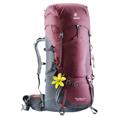 Рюкзак туристичний Deuter Aircontact Lite 60+10 SL maron-graphite (4340218 5423)