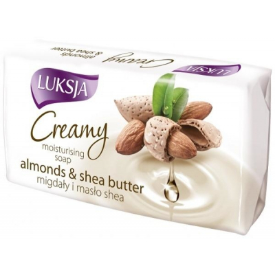 Тверде мило Luksja Almonds & Shea butter 90 г (5900998006310)