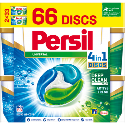 Капсули для прання Persil Discs Universal Deep Clean 66 шт. (9000101507508)