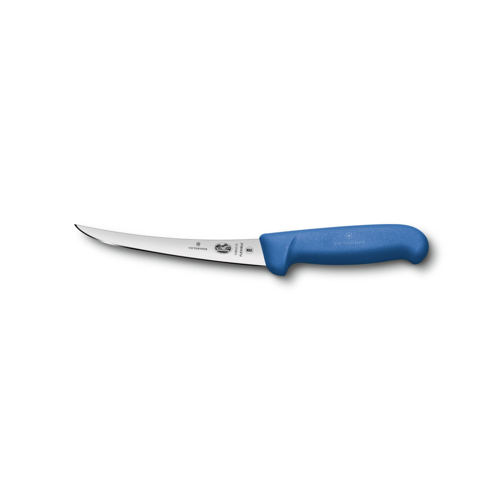 Кухонний ніж Victorinox Fibrox Boning Flexible 15 см Blue (5.6612.15)