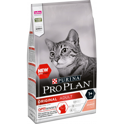 Сухий корм для кішок Purina Pro Plan Original Adult 1+ з лососем 1.5 кг (7613036508193)