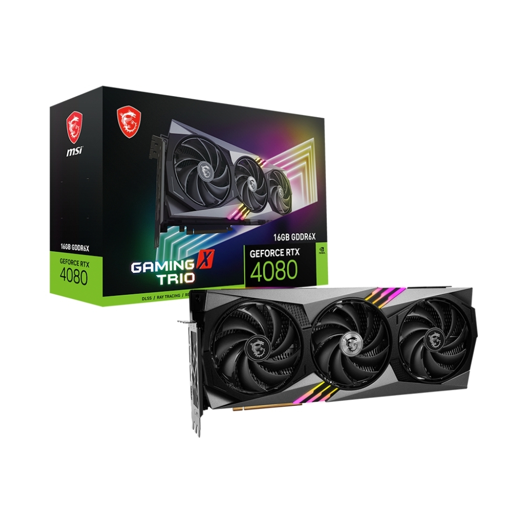 Відеокарта MSI GeForce RTX4080 16Gb GAMING X TRIO (RTX 4080 16GB GAMING X TRIO)