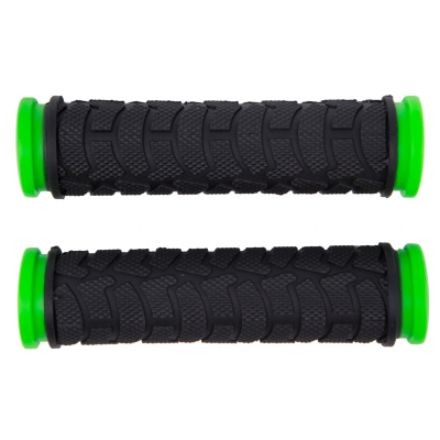 Гріпси Bravvos L122 мм FL-424 Black/Green (GRI-333)