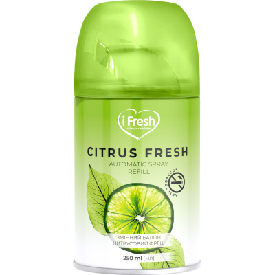 Освіжувач повітря iFresh Citrus Fresh Змінний балон 250 мл (4820268100177)