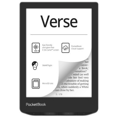 Електронна книга Pocketbook 629 Verse Mist Grey (PB629-M-CIS)