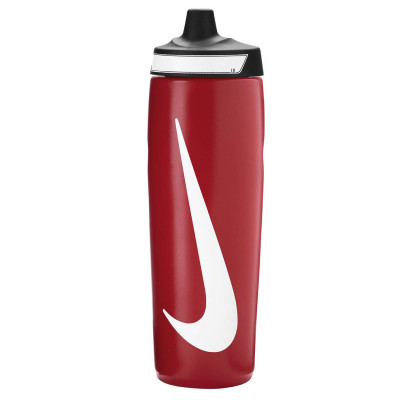 Пляшка для води Nike Refuel Bottle 32 OZ червоний, чорний, білий 946 мл N.100.7667.692.32 (887791745040)