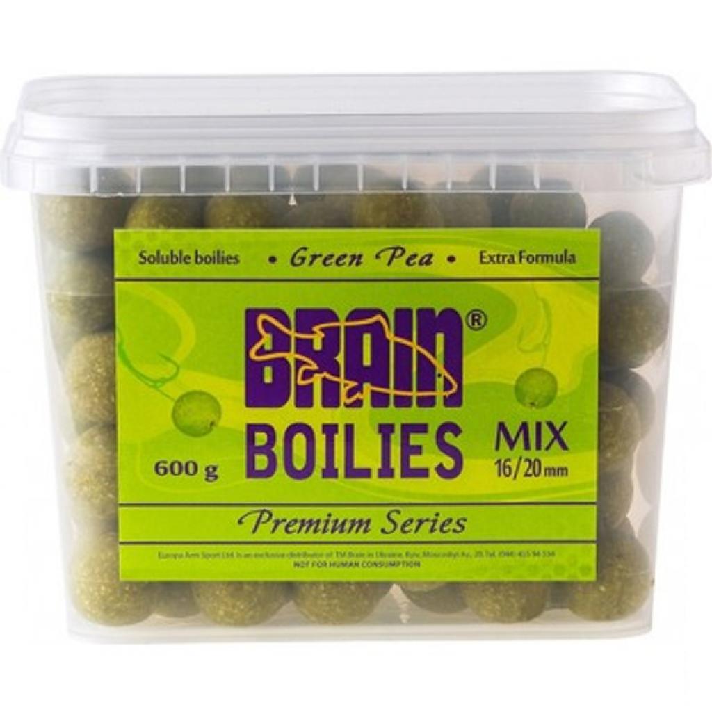 Бойл Brain fishing Geen Peas (Горох) Soluble 600 gr, mix 16-20 mm (1858.00.31)