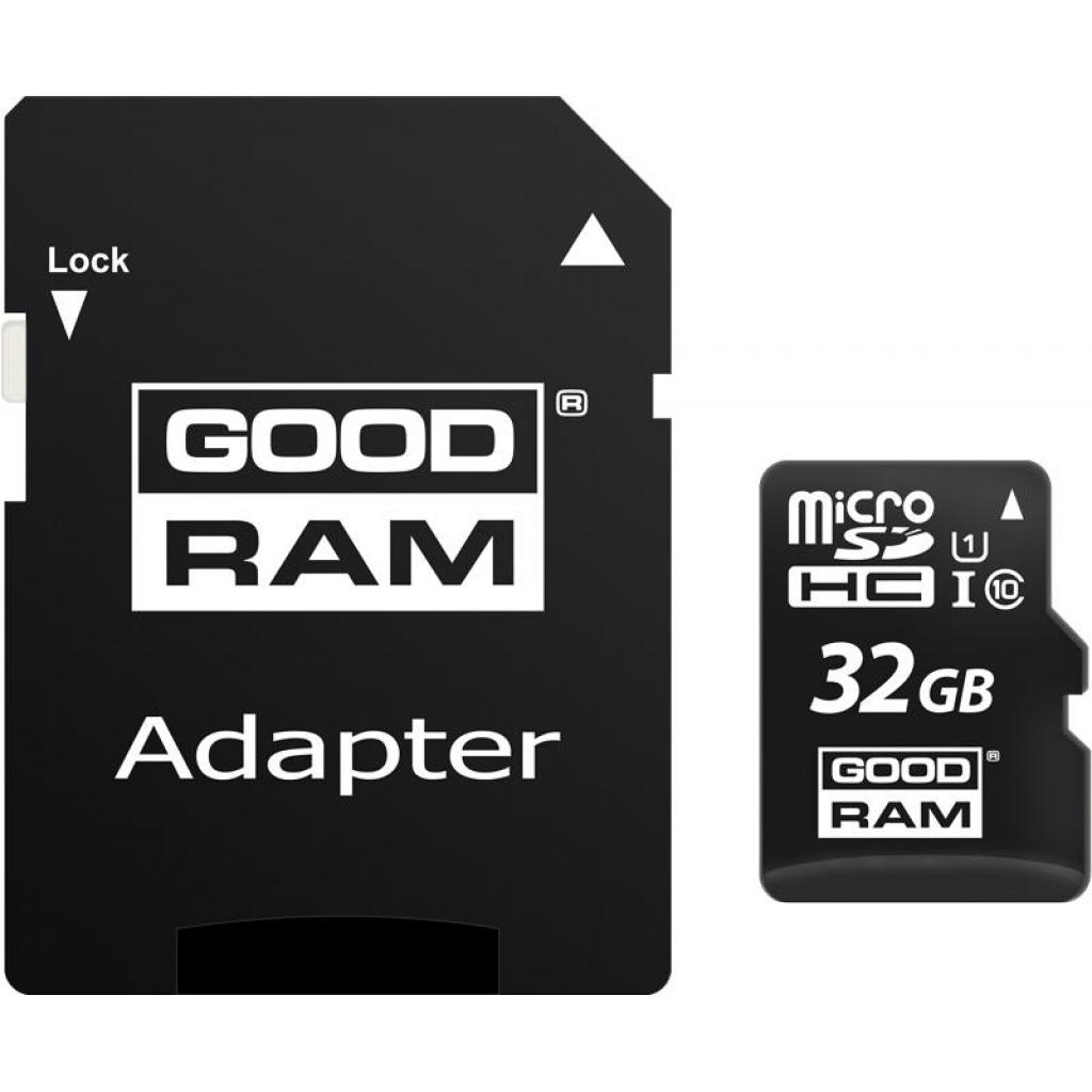 Карта пам'яті Goodram 32GB microSDHC Class 10 (M1AA-0320R12)