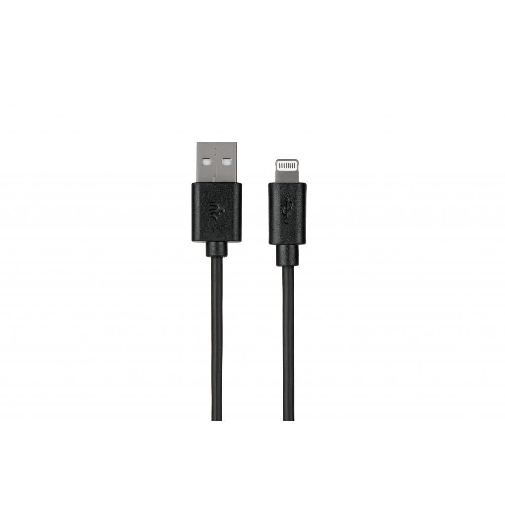 Дата кабель USB 2.0 AM to Lightning 1.0m black 2E (2E-CCLPVC-1MBL)