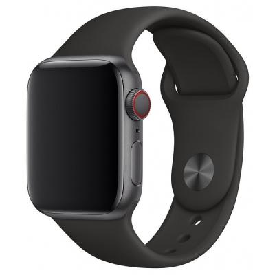 Ремінець до смарт-годинника Apple 40mm Sport Band Black - S/M & M/L (MTP62ZM/A)