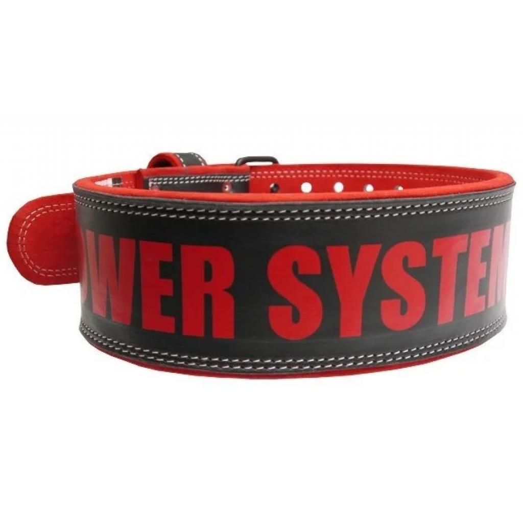 Атлетичний пояс Power System Beast PS-3830 Black/Red L (PS-3830_L_Black-Red)