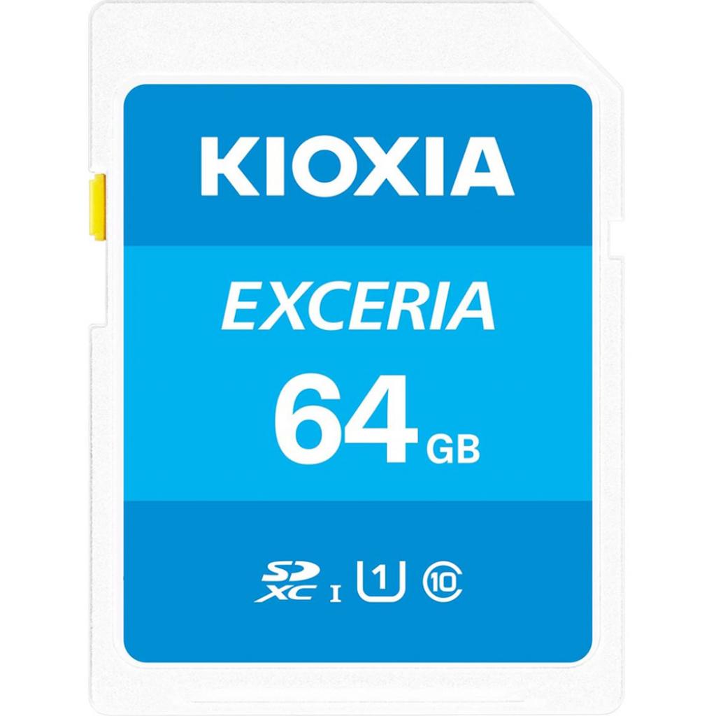 Карта пам'яті Kioxia 64GB SDHC class 10 UHS-1 Exceria (LNEX1L064GG4)