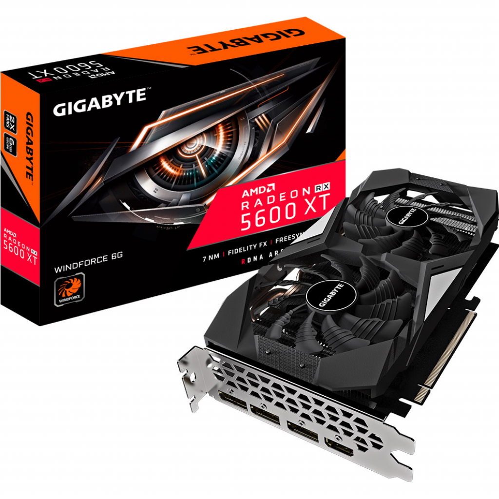 Відеокарта GIGABYTE Radeon RX 5600 XT 6144Mb WINDFORCE (GV-R56XTWF2-6GD)