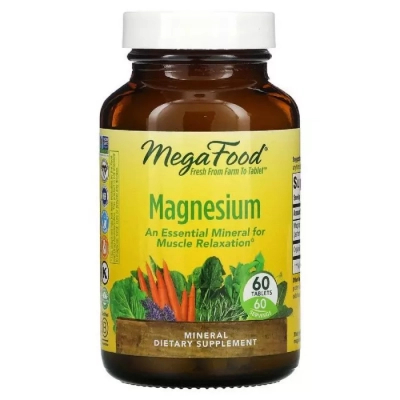 Мінерали MegaFood Магній, Magnesium, 60 таблеток (MGF-10187)