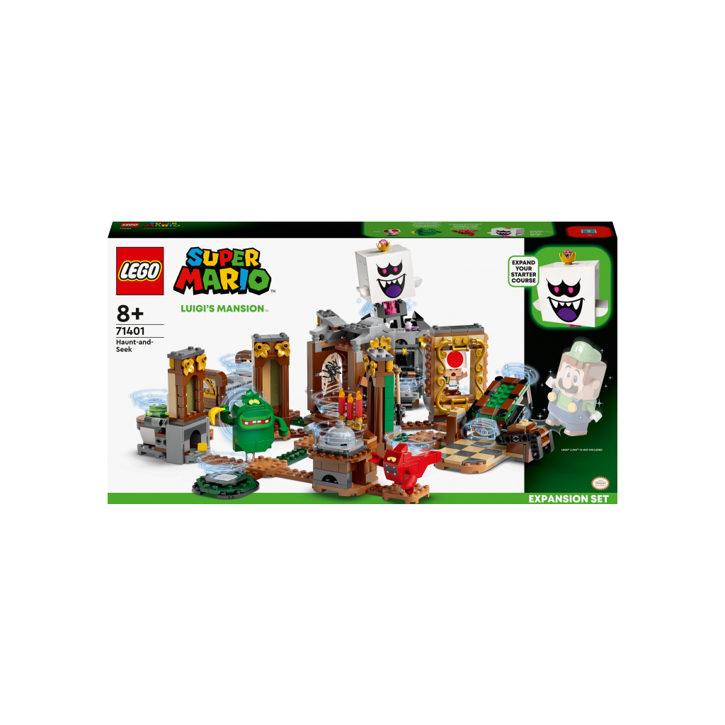 Конструктор LEGO Super Mario Пошуки привидів Маєток Луїджі (71401)