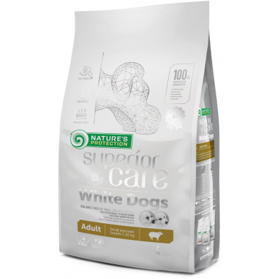 Сухий корм для собак Nature's Protection NP Superior Care White Dogs Adult Small and Mini Breeds 4kg (NPSC45833)