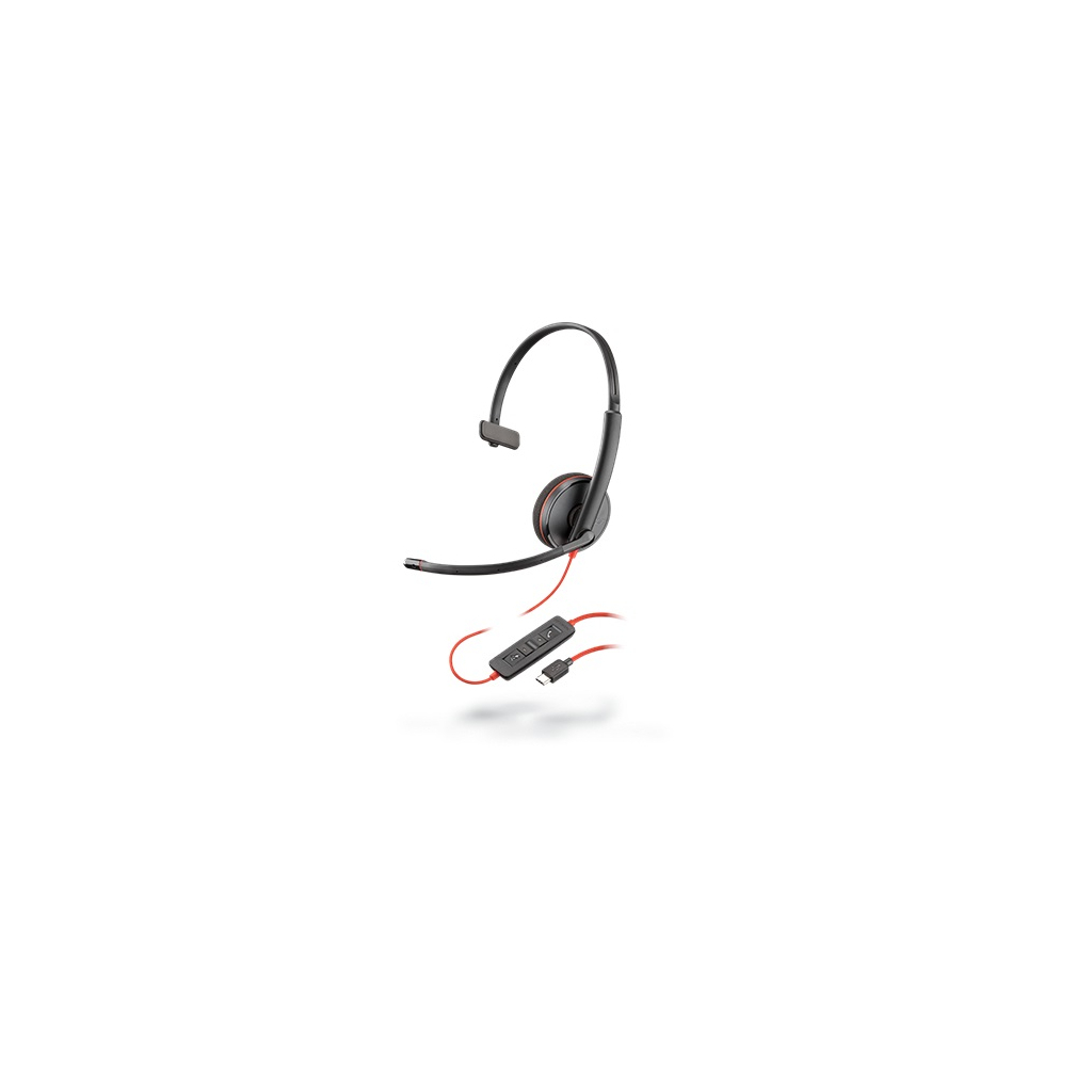 Навушники Plantronics Blackwire C3210 USB-C (mono) (209748-201)