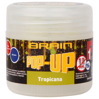 Бойл Brain fishing Pop-Up F1 Tropicana (манго) 12mm 15g (1858.04.15)