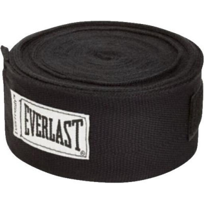 Бинт для спорту Everlast Pro Style Hand Wraps 180 х 2 чорний Уні 180 (457,2см) (722301-71-8)