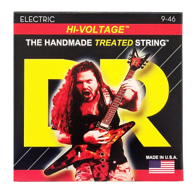 Струни для гітари DR Strings Dimebag Darrell HI-VOLTAGE Electric - Light Heavy (09-46) (DBG-9/46)