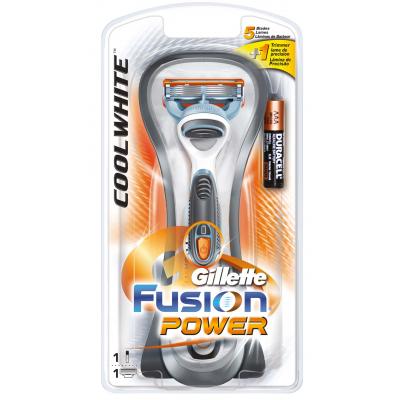 Бритва Gillette Fusion Power Cool White с 1 сменным картриджем и триммером (7702018027194)