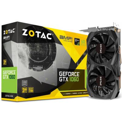 Відеокарта Zotac GeForce GTX1060 3072Mb AMP Core Edition (ZT-P10610H-10M)