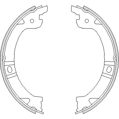 Гальмівні колодки REMSA 4744.00
