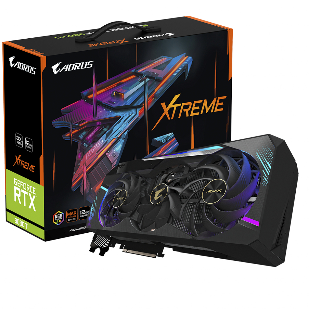 Відеокарта GIGABYTE GeForce RTX3080Ti 12Gb AORUS XTREME (GV-N308TAORUS X-12GD)