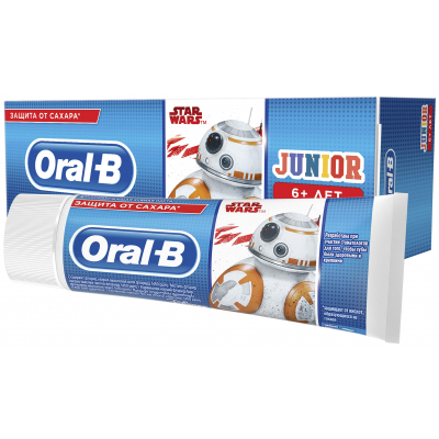 Дитяча зубна паста Oral-B Junior Star Wars 75 мл (8001090655141)