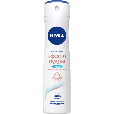 Антиперспірант Nivea Ефект Пудри Fresh спрей 150 мл (4005900534477)