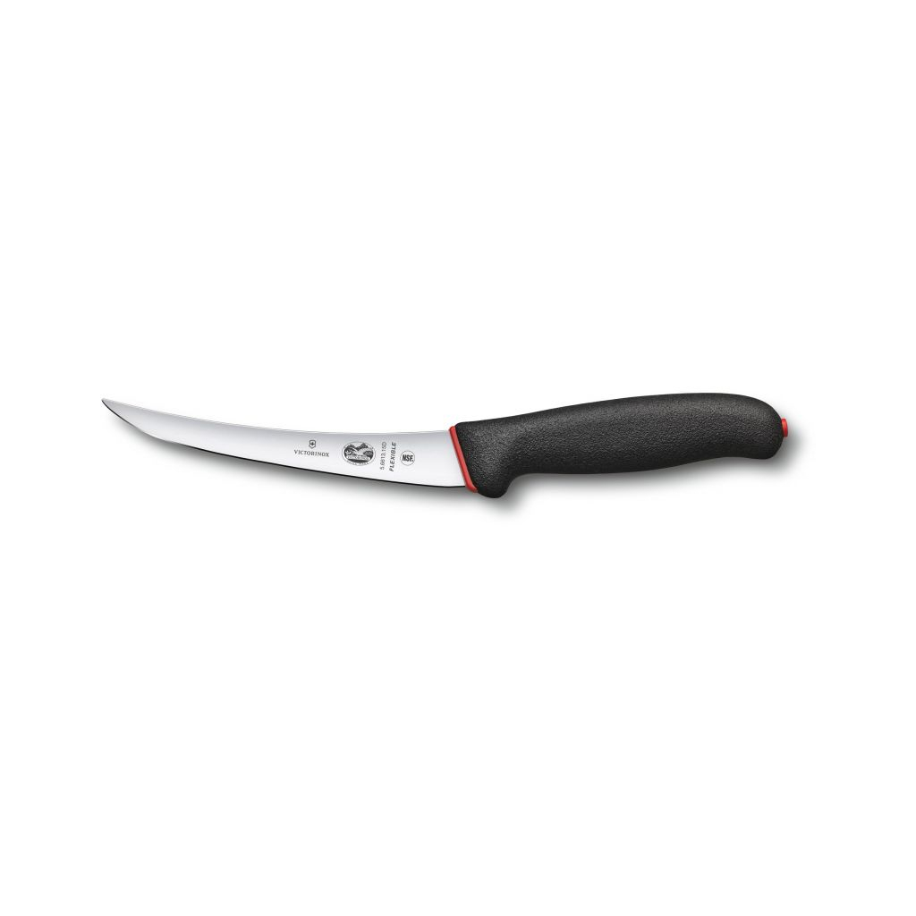 Кухонний ніж Victorinox Fibrox Boning Flexible 15 см Dual Grip Black (5.6613.15D)